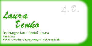 laura demko business card